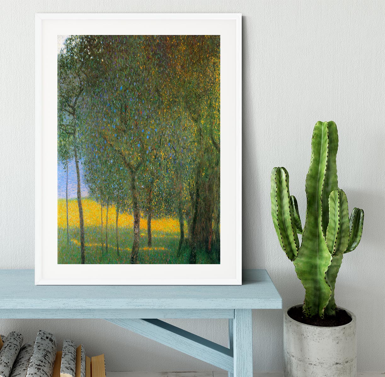 Fruit Trees by Klimt Framed Print - Canvas Art Rocks - 5