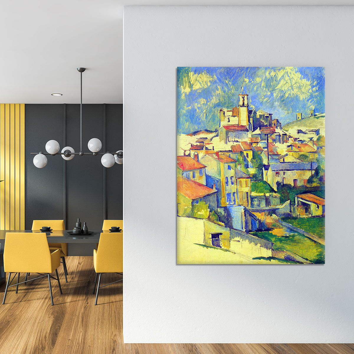 Gardanne by Cezanne Canvas Print or Poster - Canvas Art Rocks - 4