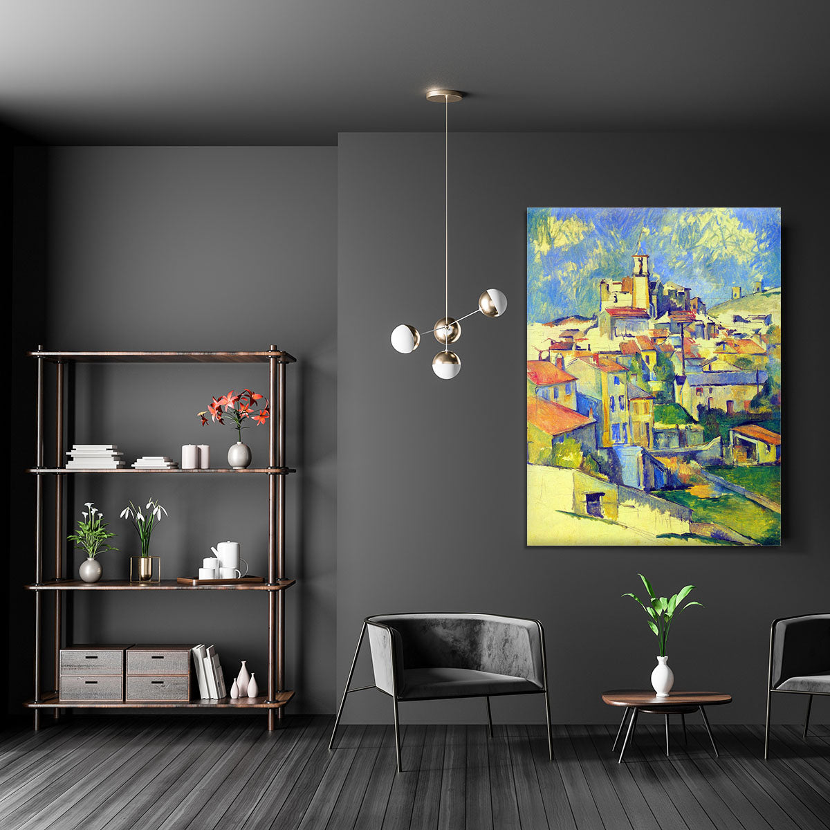 Gardanne by Cezanne Canvas Print or Poster - Canvas Art Rocks - 5