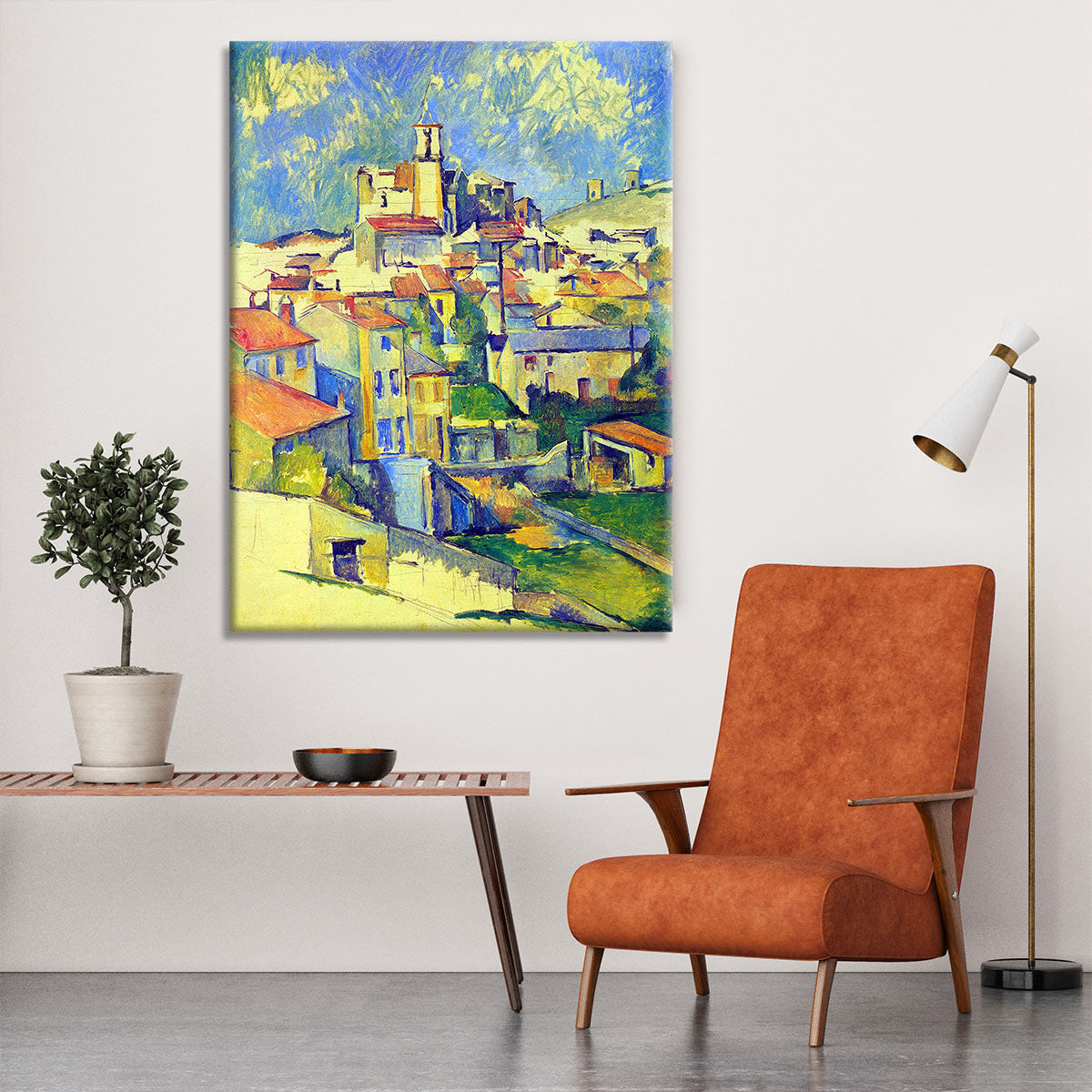 Gardanne by Cezanne Canvas Print or Poster - Canvas Art Rocks - 6