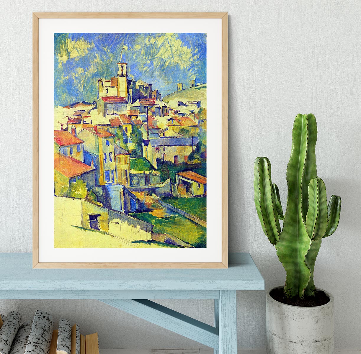 Gardanne by Cezanne Framed Print - Canvas Art Rocks - 3