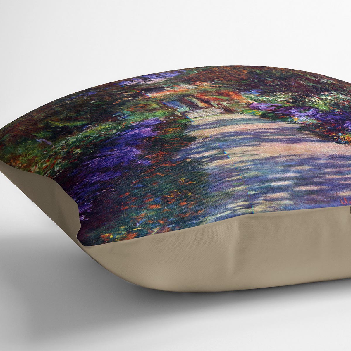 Garden at Giverny by Monet Cushion