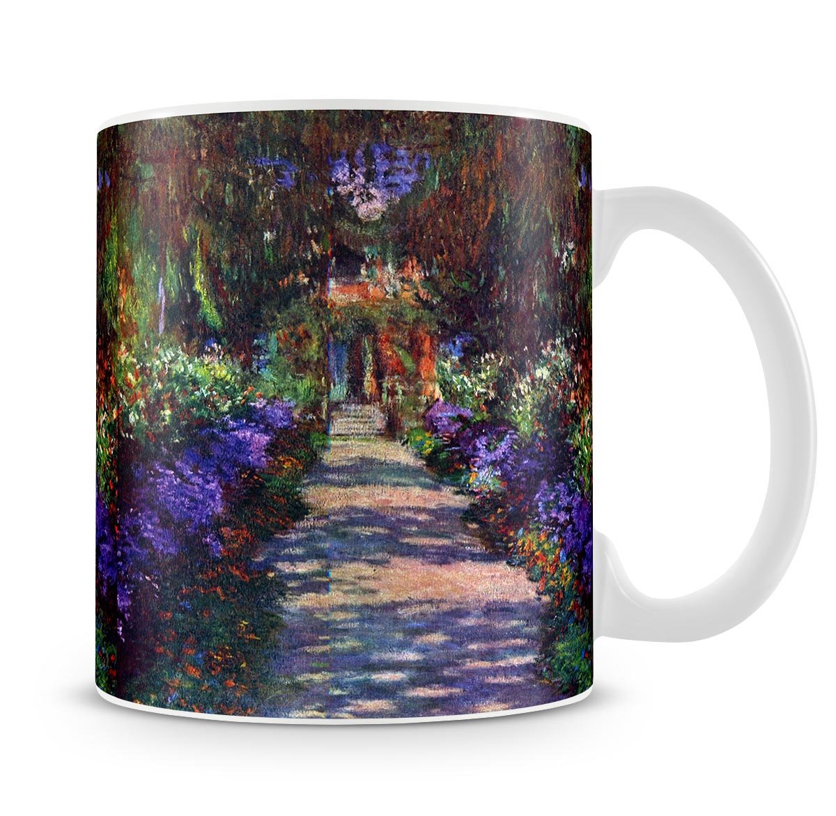 Garden at Giverny by Monet Mug - Canvas Art Rocks - 4