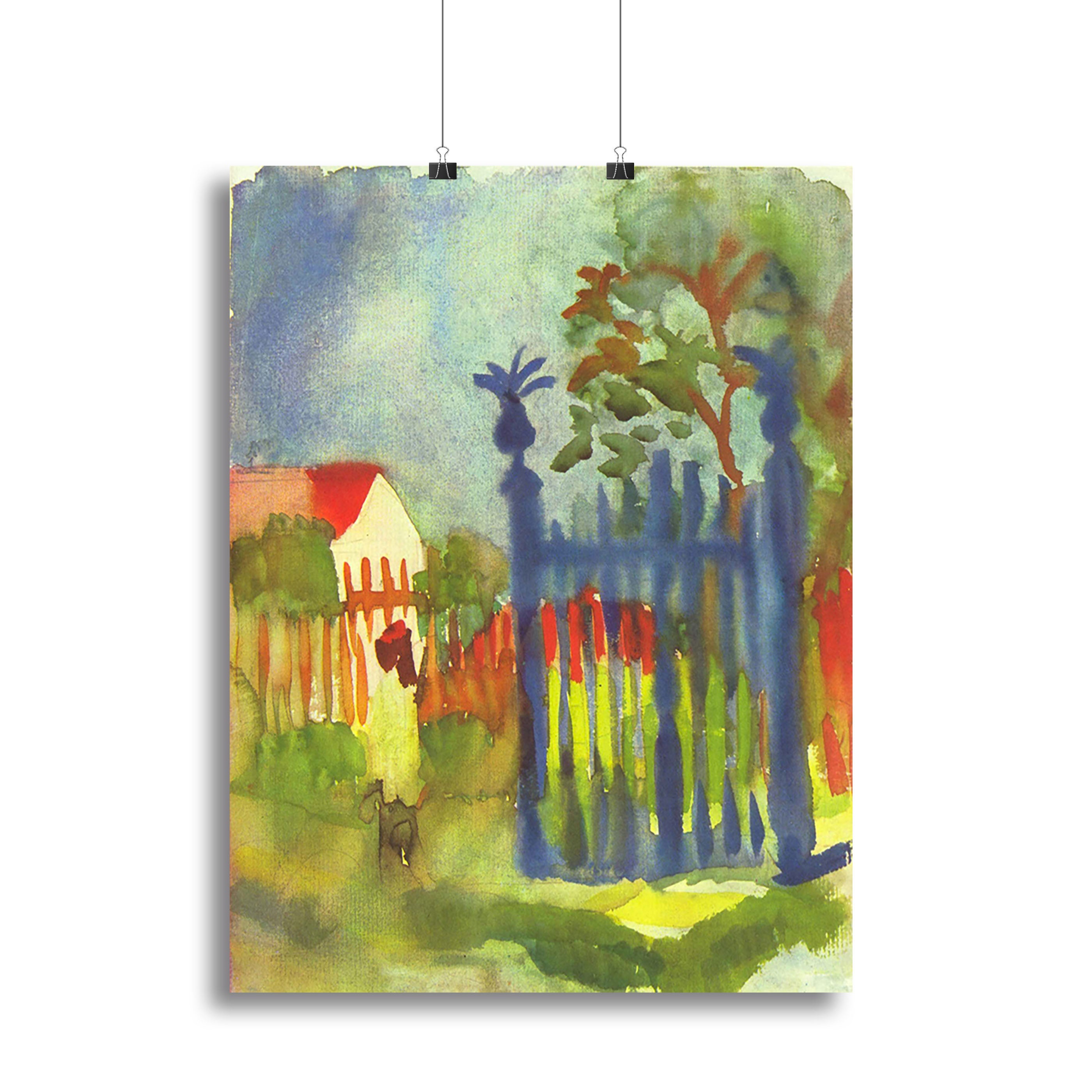 Garden gate by Macke Canvas Print or Poster - Canvas Art Rocks - 2