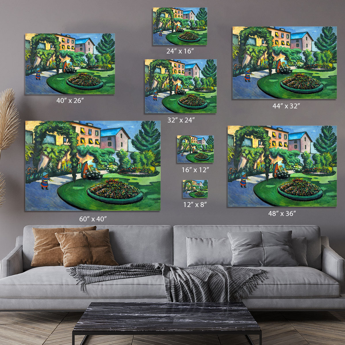 Garden image by Macke Canvas Print or Poster - Canvas Art Rocks - 7