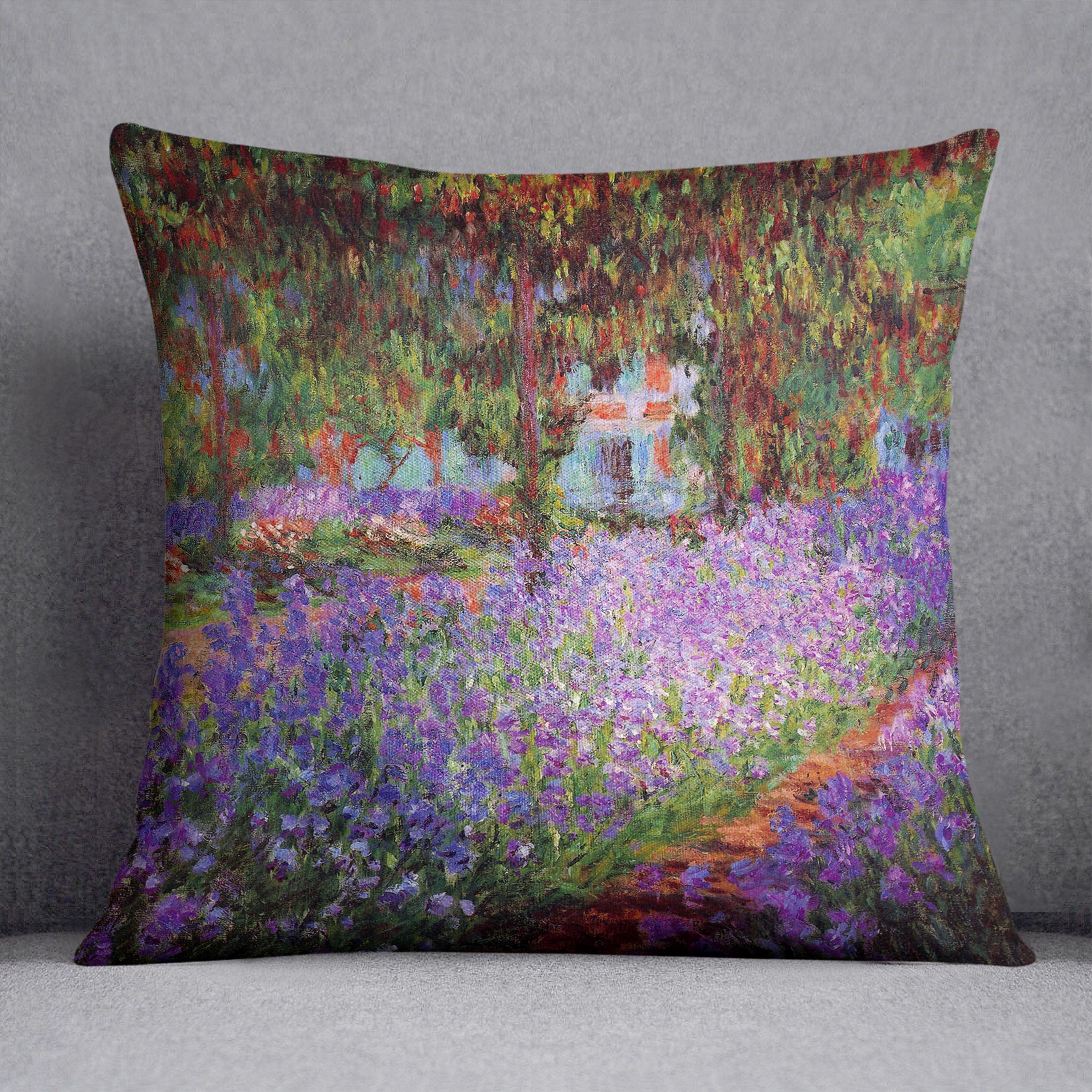 Garden in Giverny by Monet Cushion