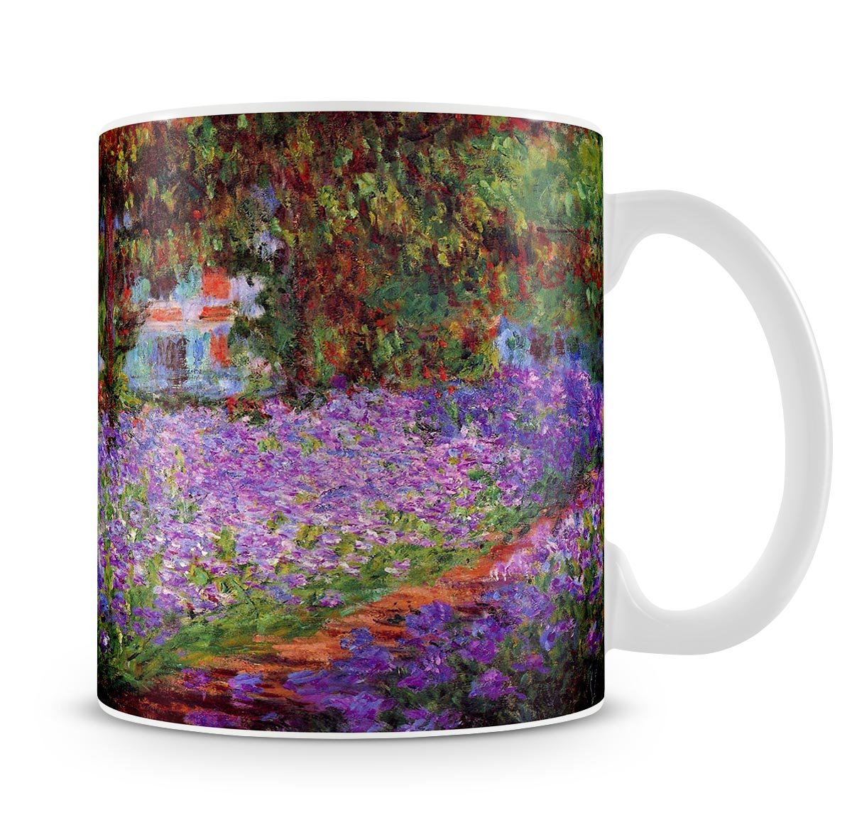 Garden in Giverny by Monet Mug - Canvas Art Rocks - 4