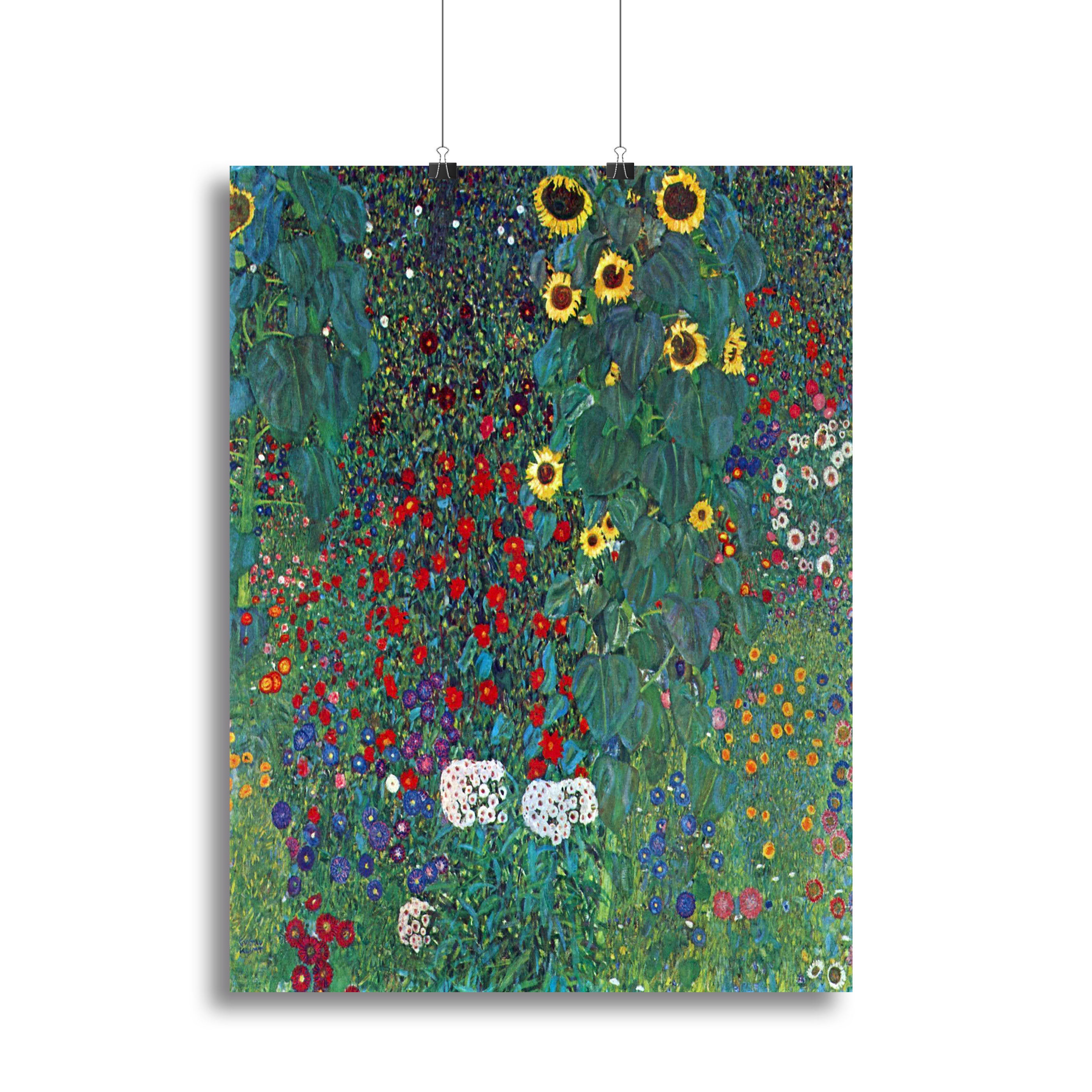 Garden with Crucifix 2 by Klimt Canvas Print or Poster - Canvas Art Rocks - 2