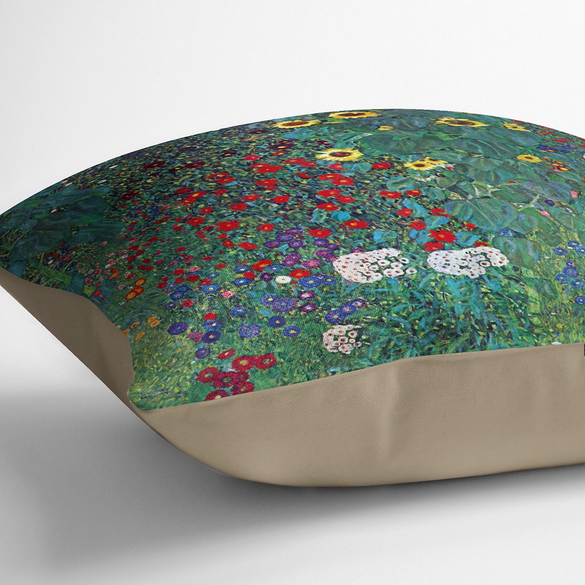 Garden with Crucifix 2 by Klimt Cushion