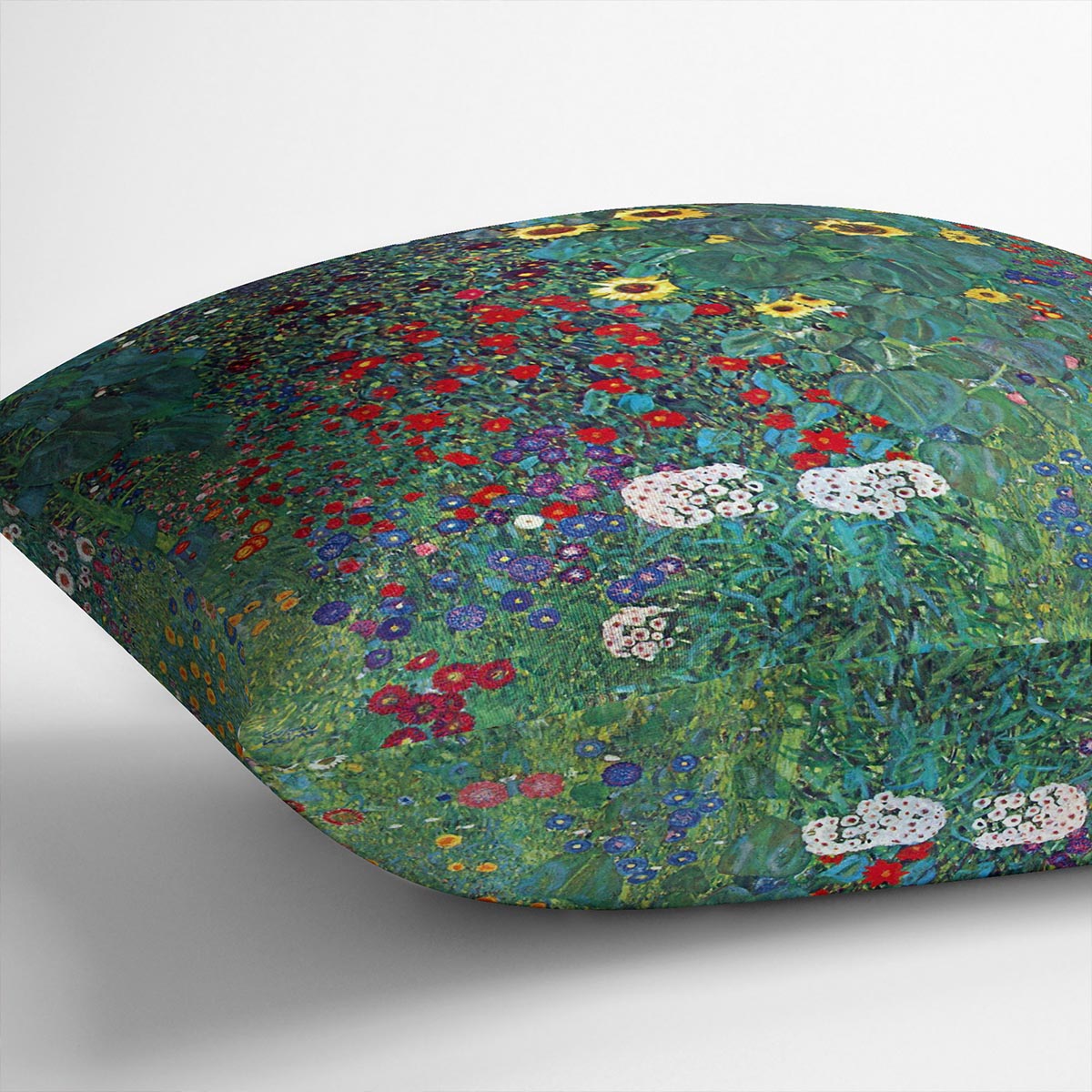 Garden with Crucifix 2 by Klimt Cushion