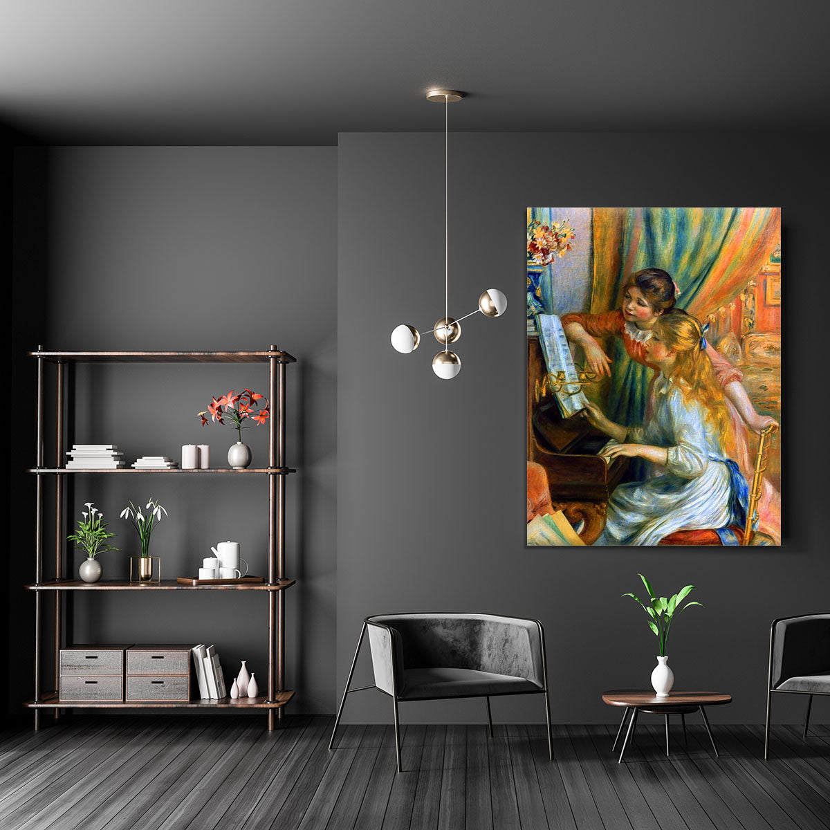 Girls at the Piano by Renoir Canvas Print or Poster - Canvas Art Rocks - 5
