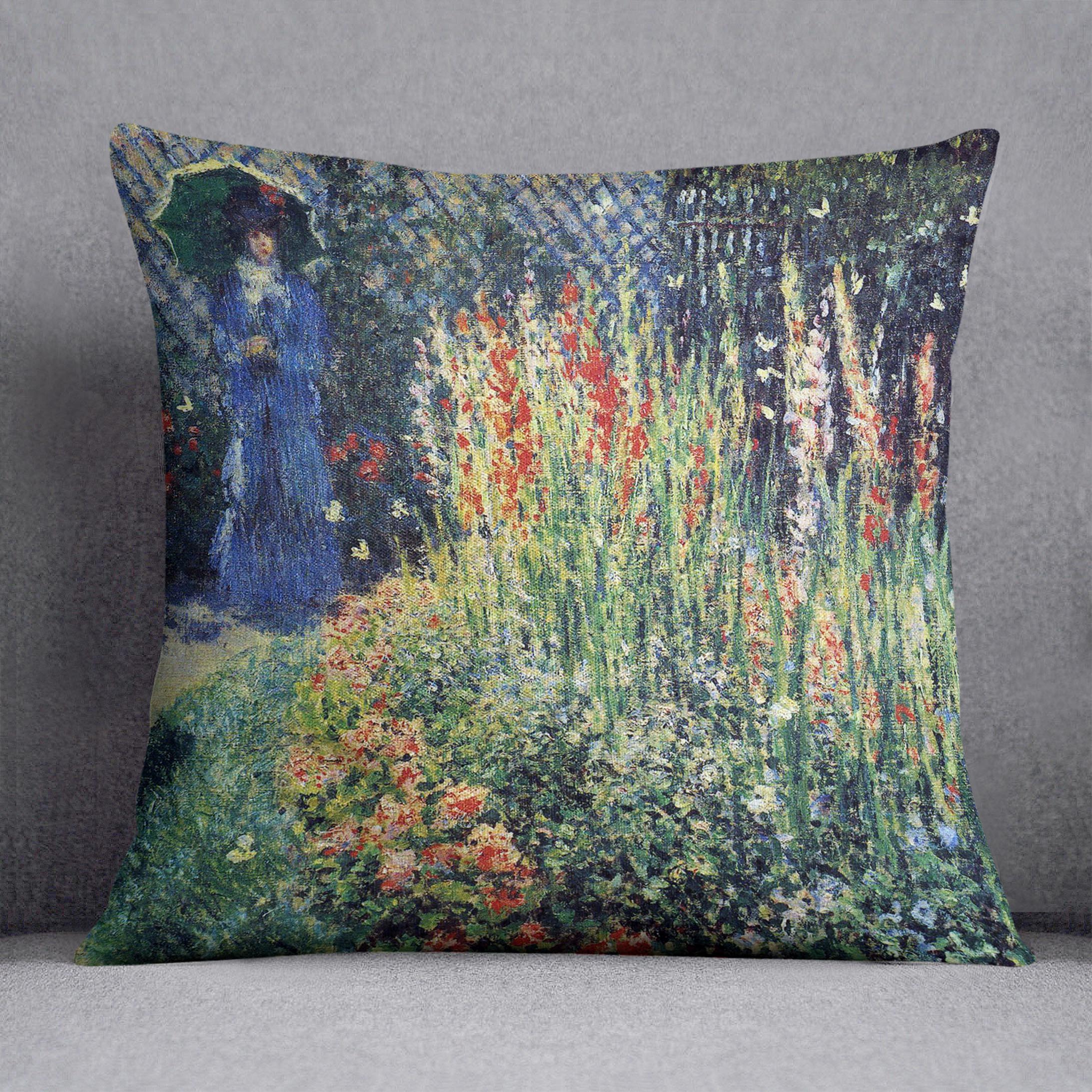 Gladiolas by Monet Cushion