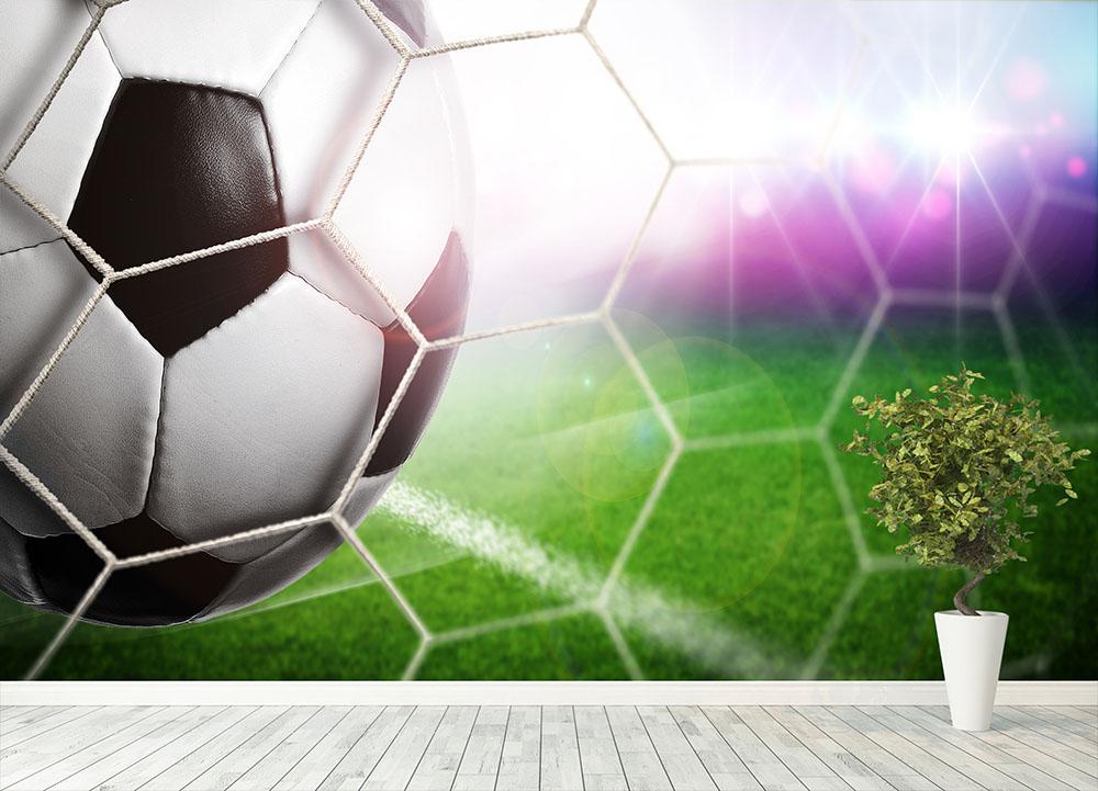 Goal Wall Mural Wallpaper - Canvas Art Rocks - 4