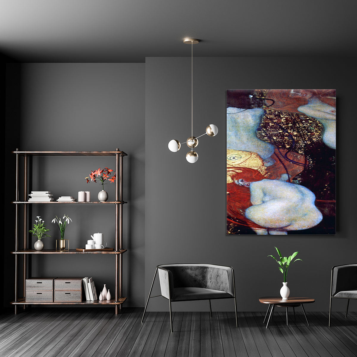 Goldfish by Klimt Canvas Print or Poster - Canvas Art Rocks - 5