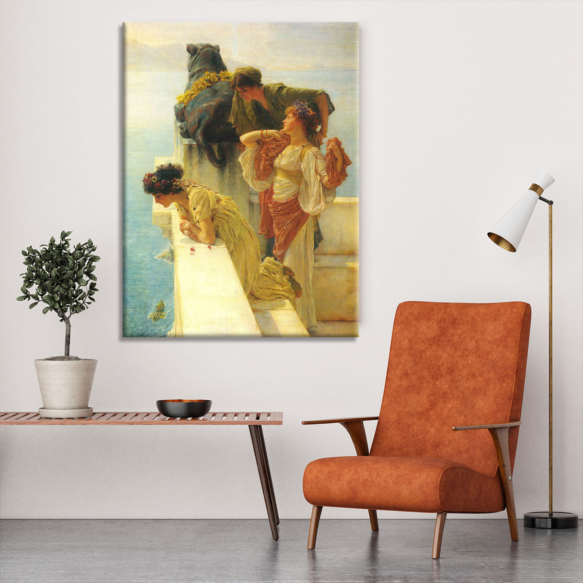 Good vantage point by Alma Tadema Canvas Print or Poster - Canvas Art Rocks - 6