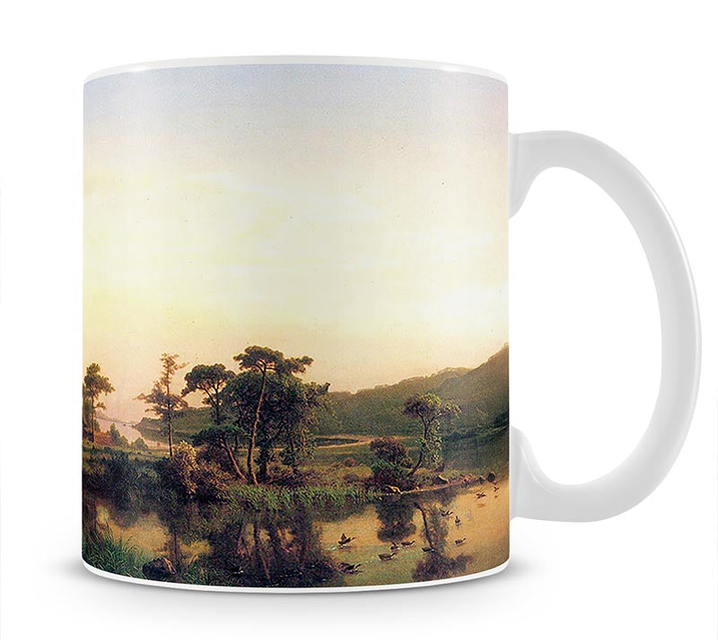 Gosnold on Cuttyhunk 1602 by Bierstadt Mug - Canvas Art Rocks - 1