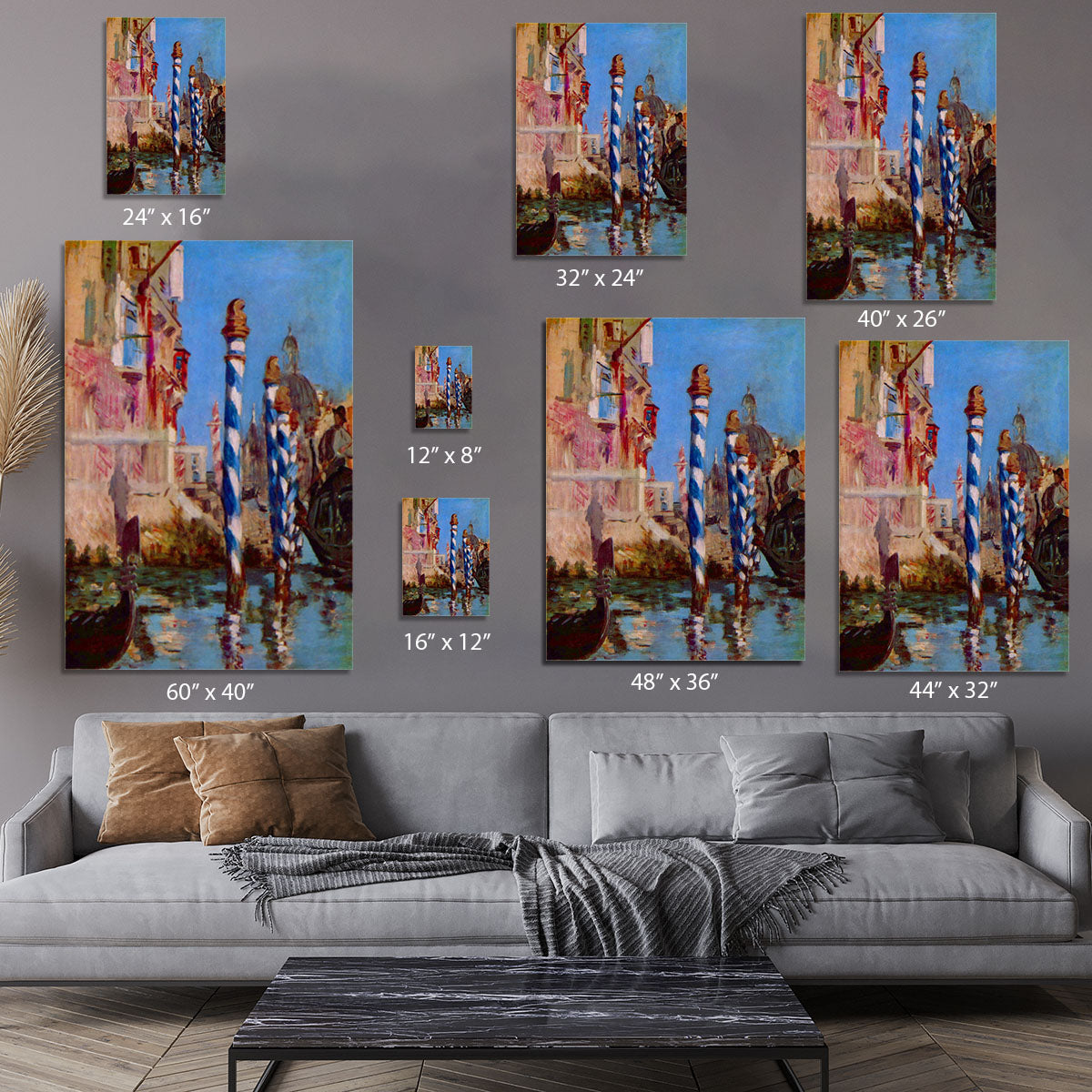 Grand Canal in Venice by Edouard Manet Canvas Print or Poster - Canvas Art Rocks - 7