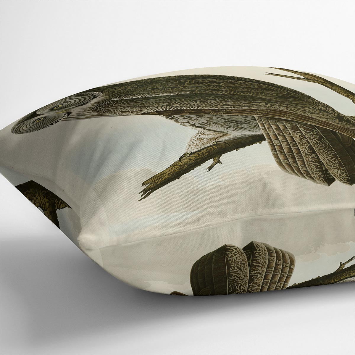 Great Cinereous Owl by Audubon Cushion