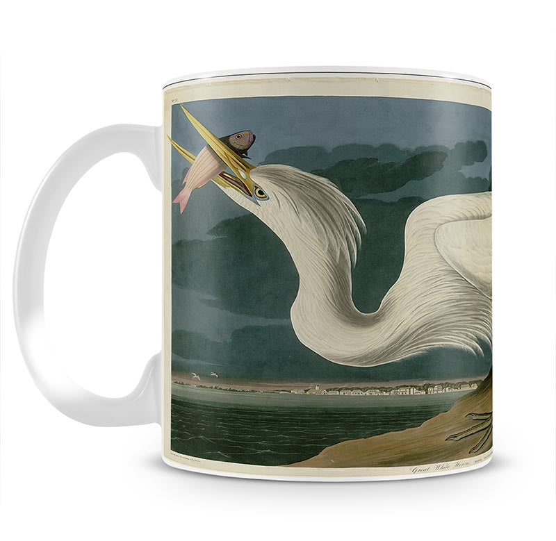 Great White Heron by Audubon Mug - Canvas Art Rocks - 1