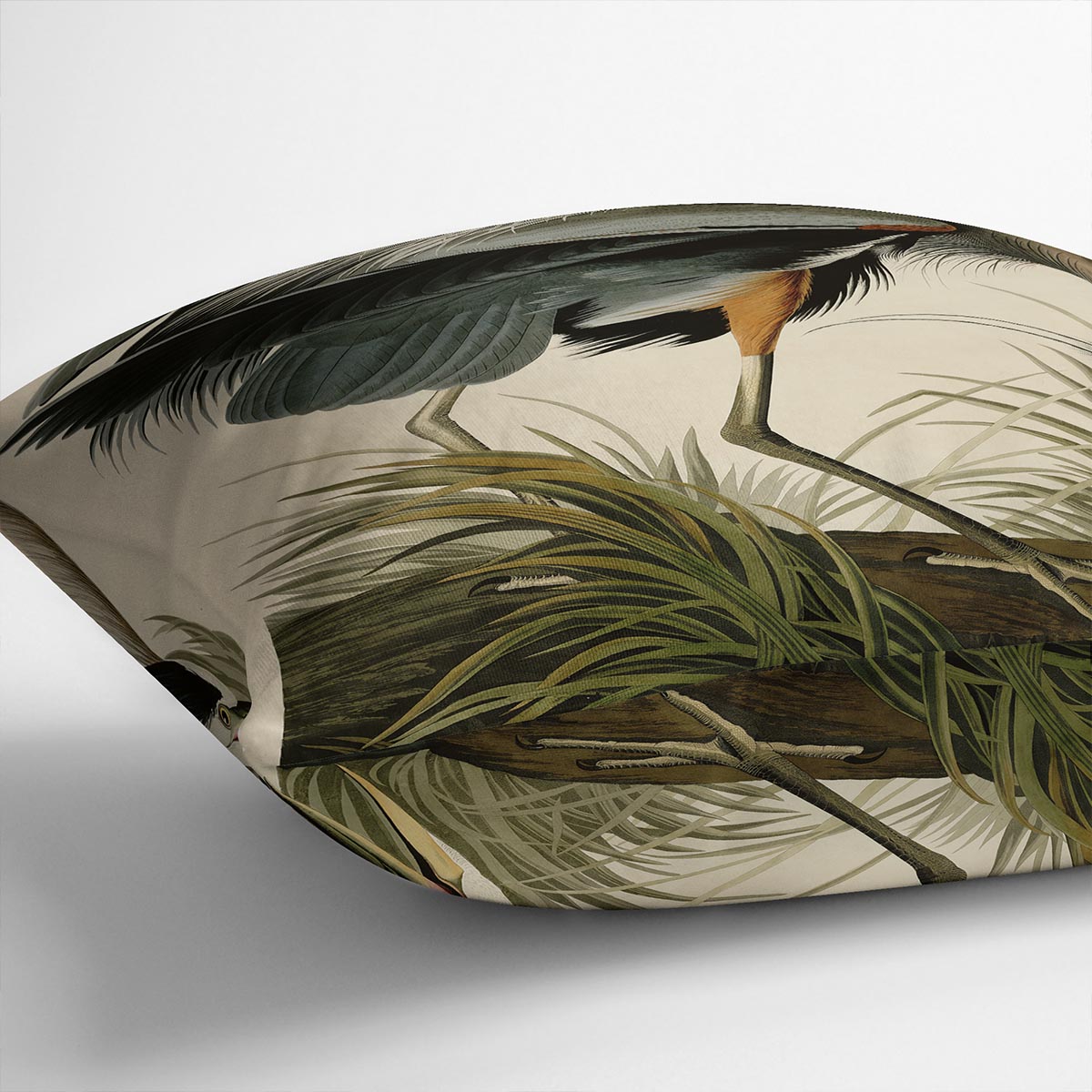 Great blue Heron by Audubon Cushion
