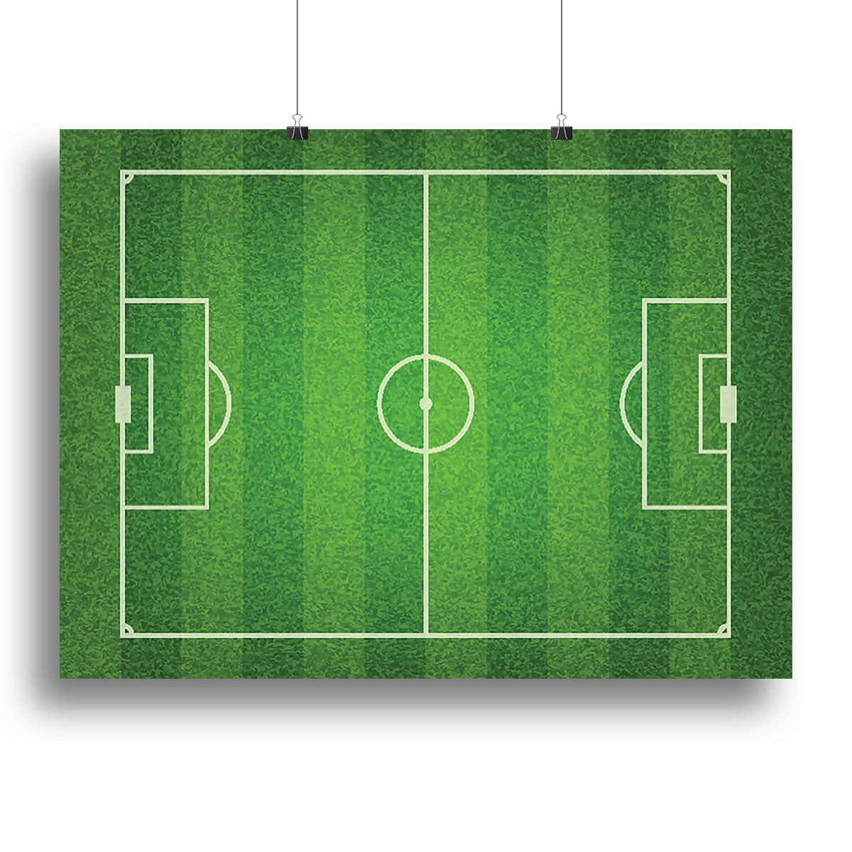 Green grass soccer field Canvas Print or Poster - Canvas Art Rocks - 2