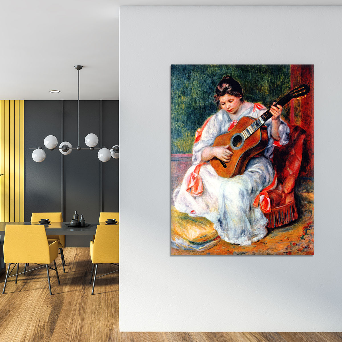 Guitarist by Renoir Canvas Print or Poster - Canvas Art Rocks - 4