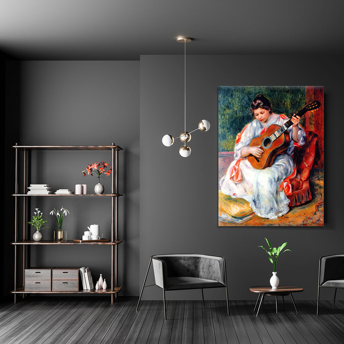 Guitarist by Renoir Canvas Print or Poster - Canvas Art Rocks - 5