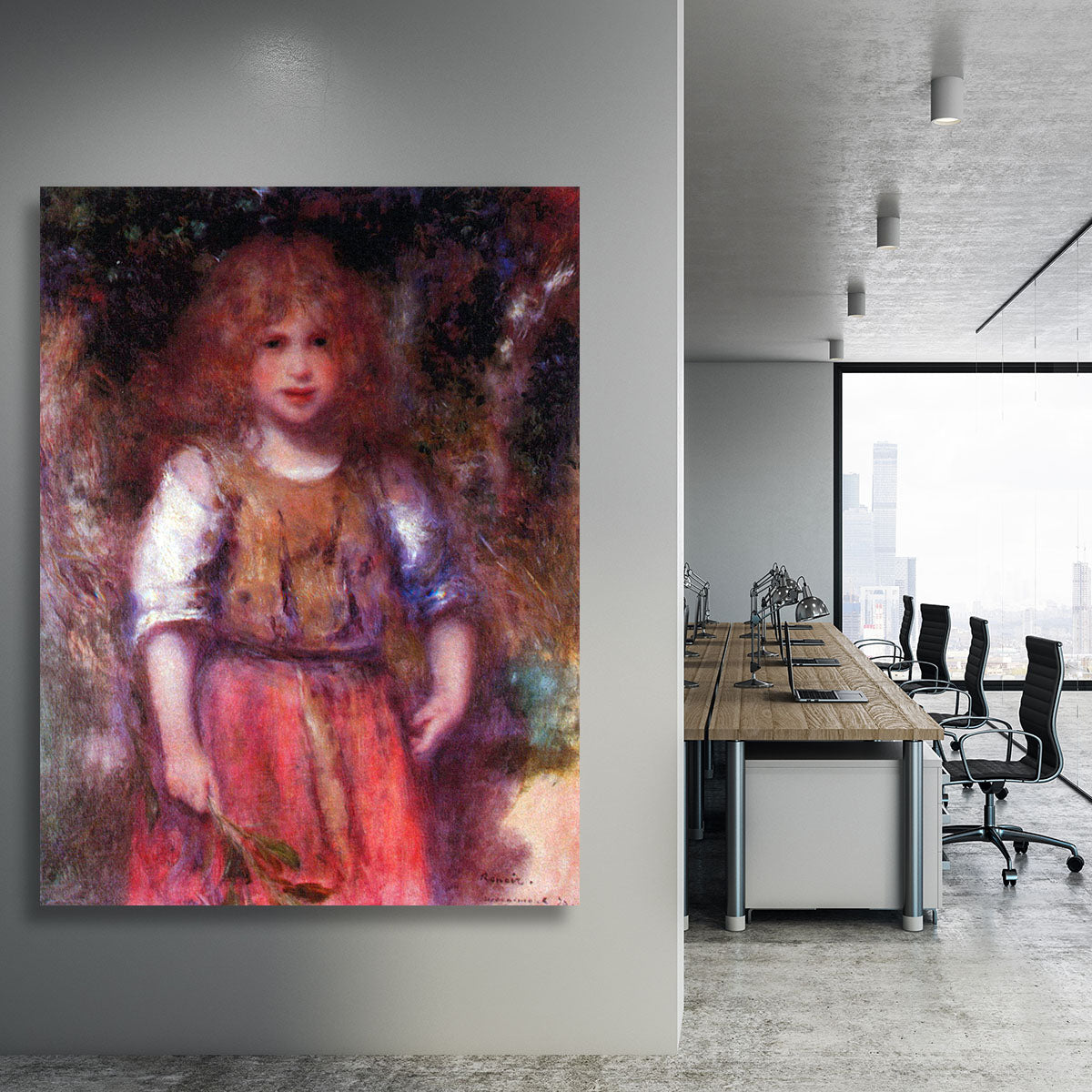 Gypsy girl by Renoir Canvas Print or Poster - Canvas Art Rocks - 3