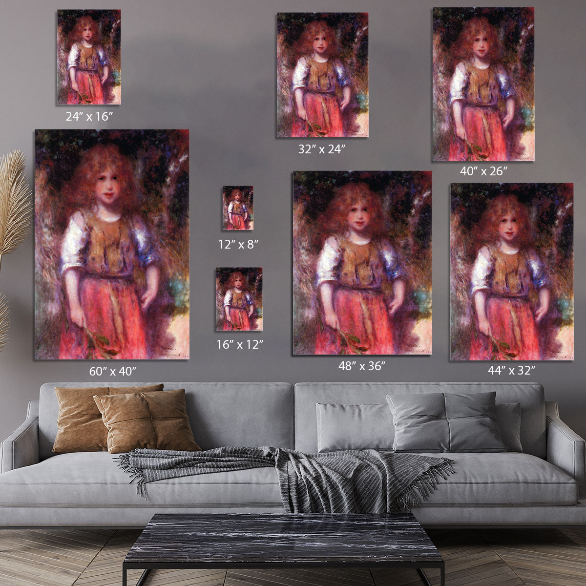 Gypsy girl by Renoir Canvas Print or Poster - Canvas Art Rocks - 7