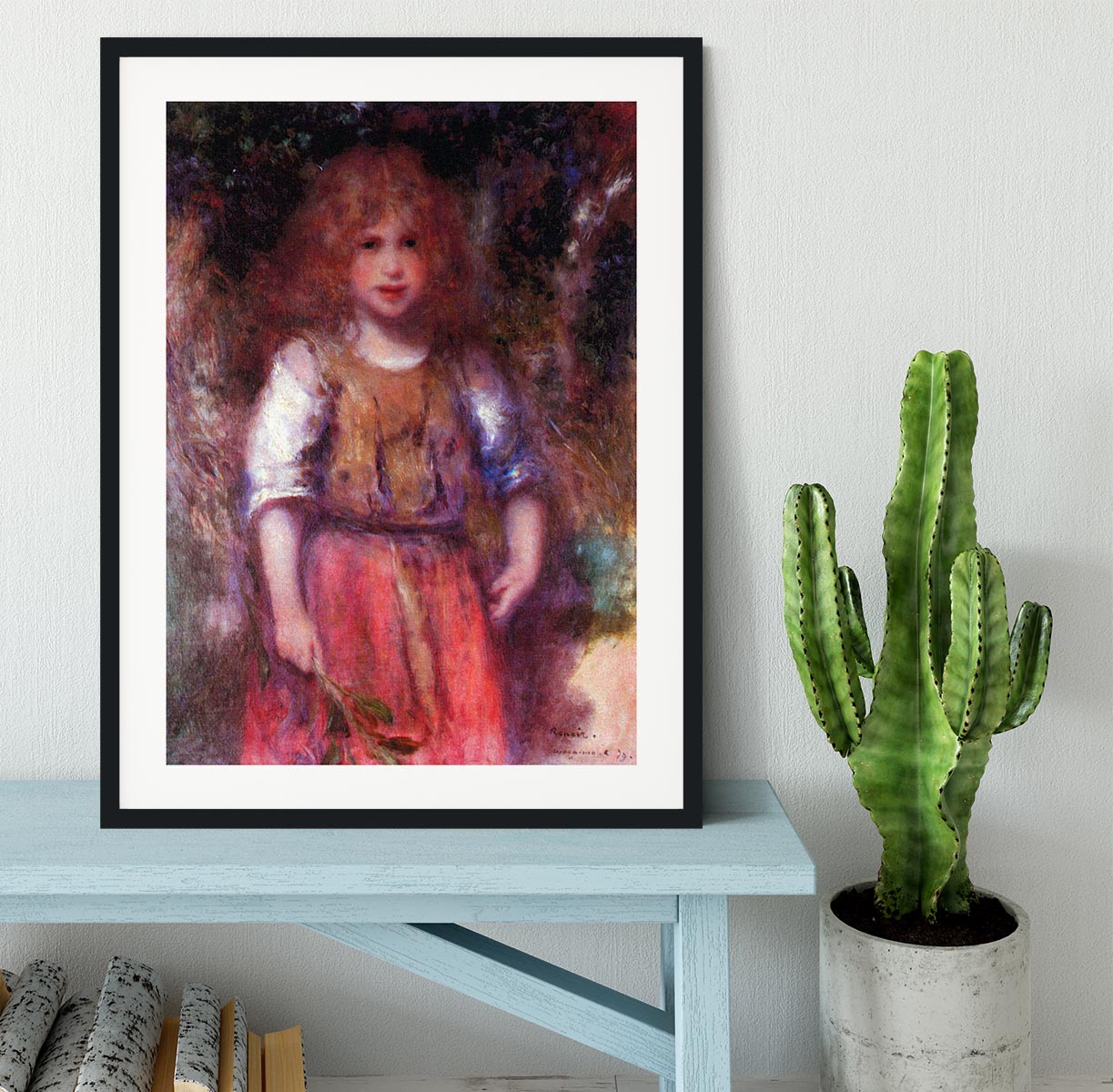 Gypsy girl by Renoir Framed Print - Canvas Art Rocks - 1