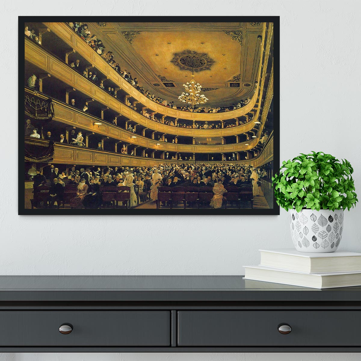 Hall by Klimt Framed Print - Canvas Art Rocks - 2