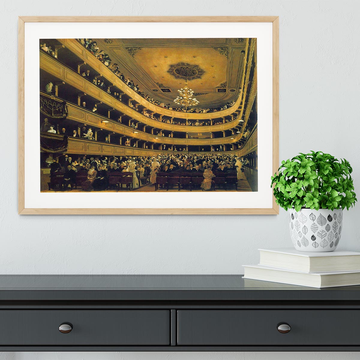 Hall by Klimt Framed Print - Canvas Art Rocks - 3
