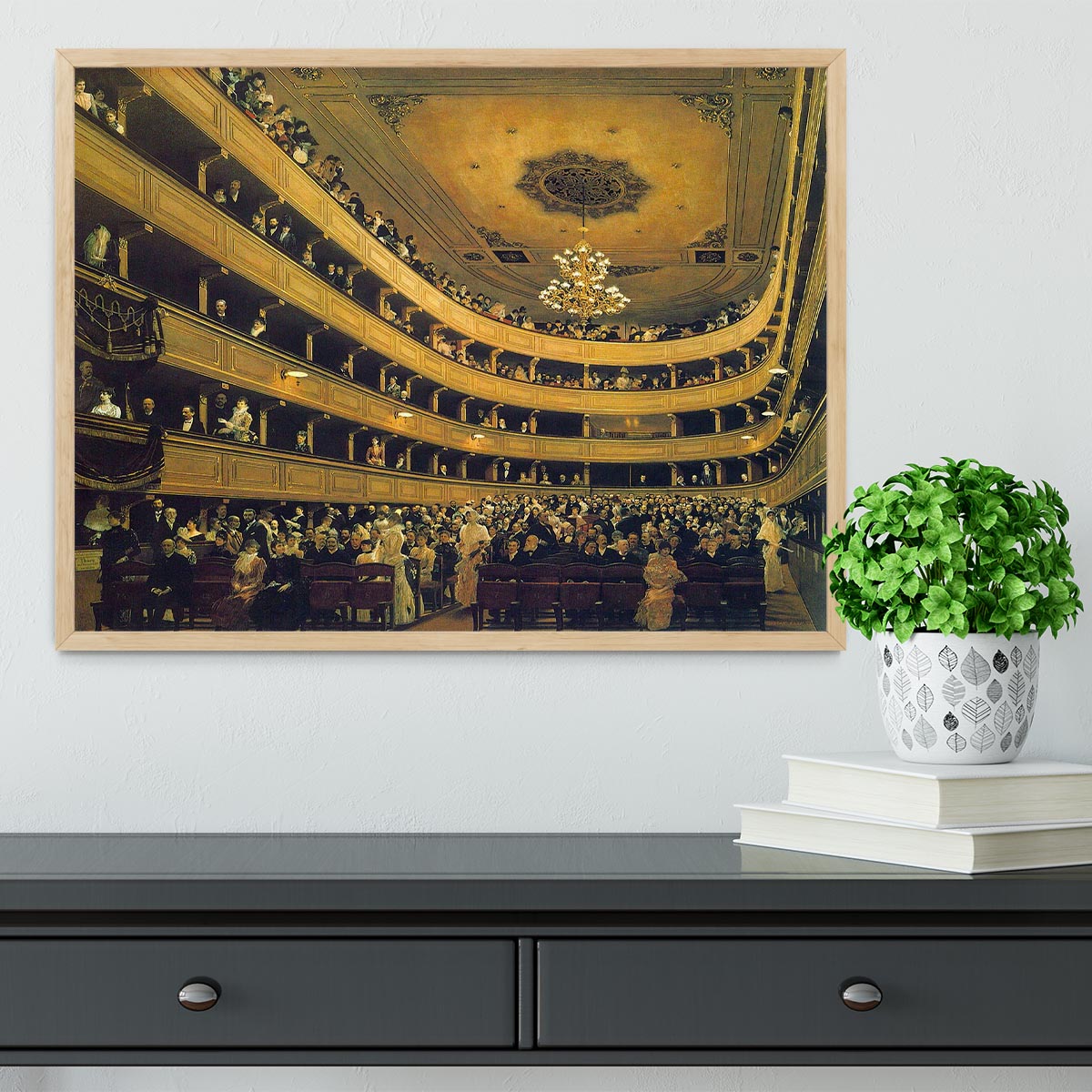 Hall by Klimt Framed Print - Canvas Art Rocks - 4