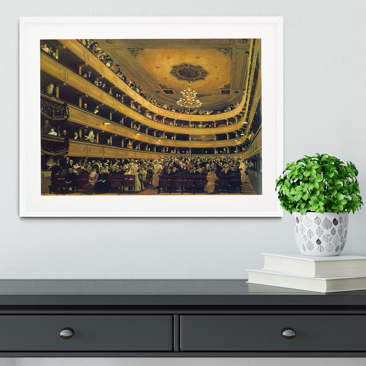 Hall by Klimt Framed Print - Canvas Art Rocks - 5