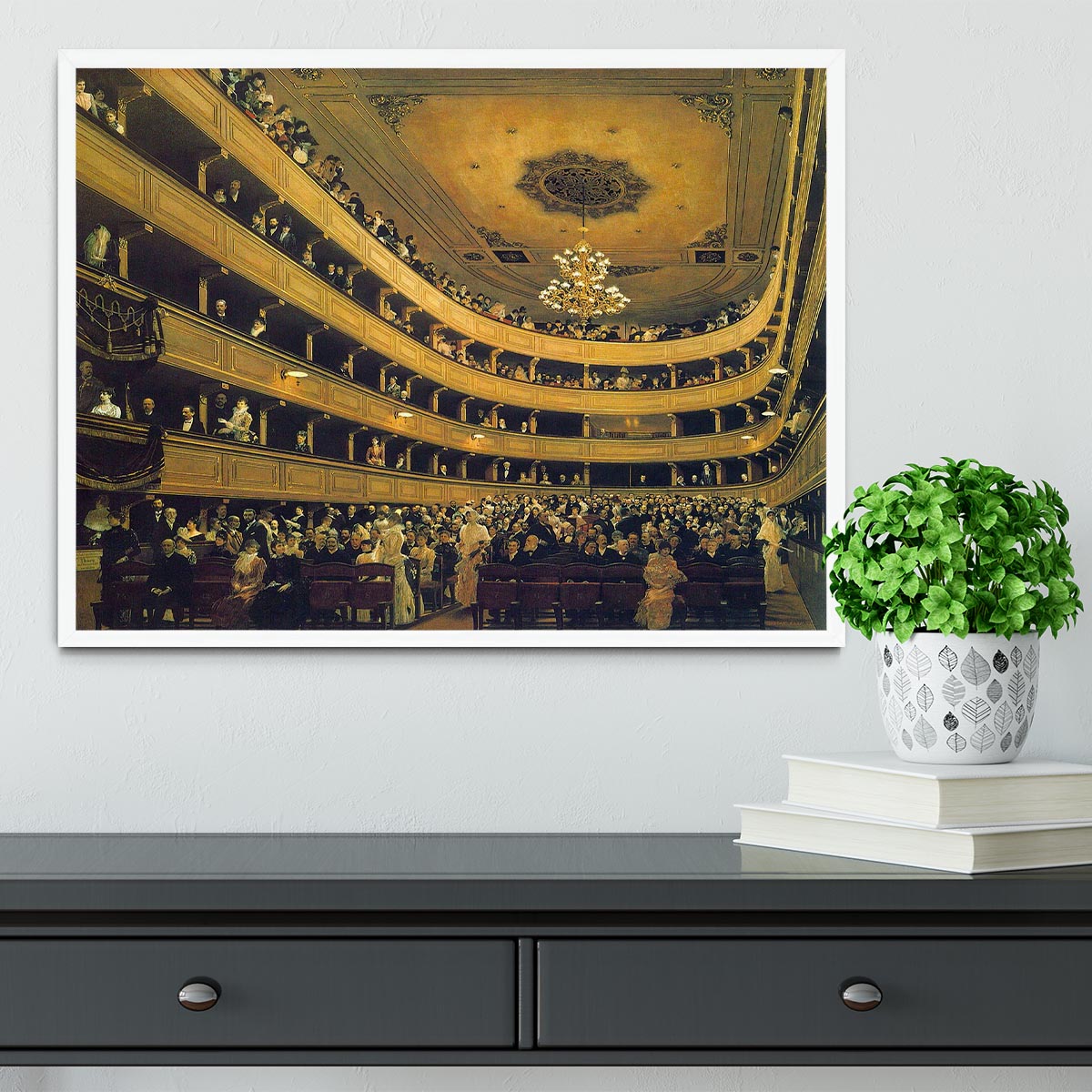 Hall by Klimt Framed Print - Canvas Art Rocks -6