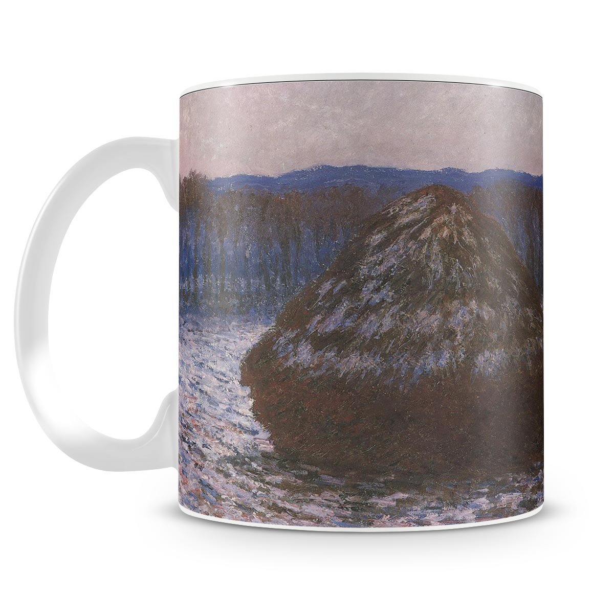 Haystacks 2 by Monet Mug - Canvas Art Rocks - 4