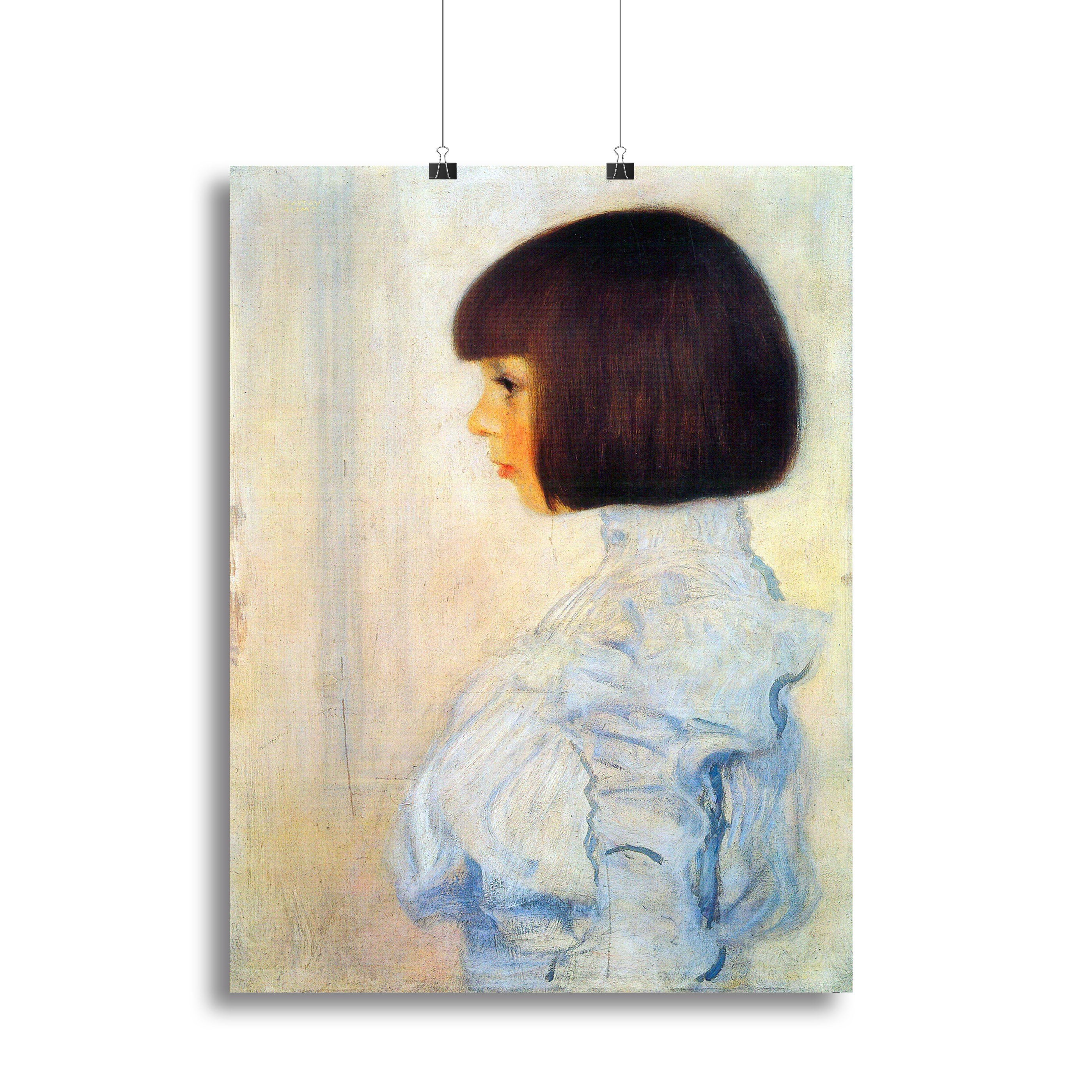 Helene Klimt portrait by Klimt Canvas Print or Poster - Canvas Art Rocks - 2