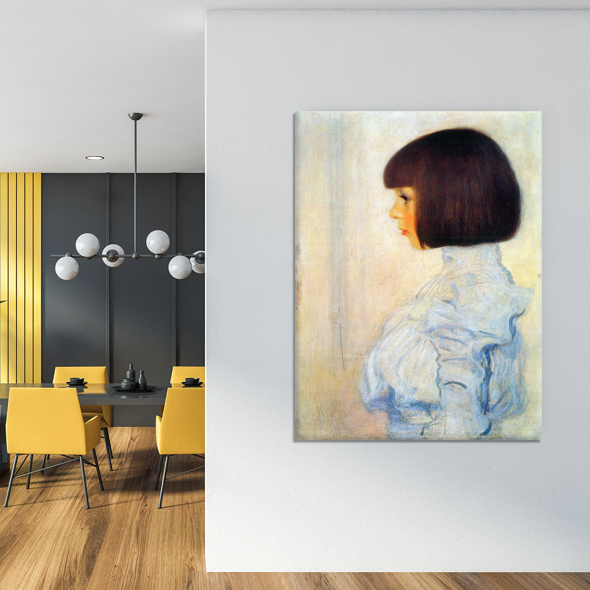 Helene Klimt portrait by Klimt Canvas Print or Poster - Canvas Art Rocks - 4