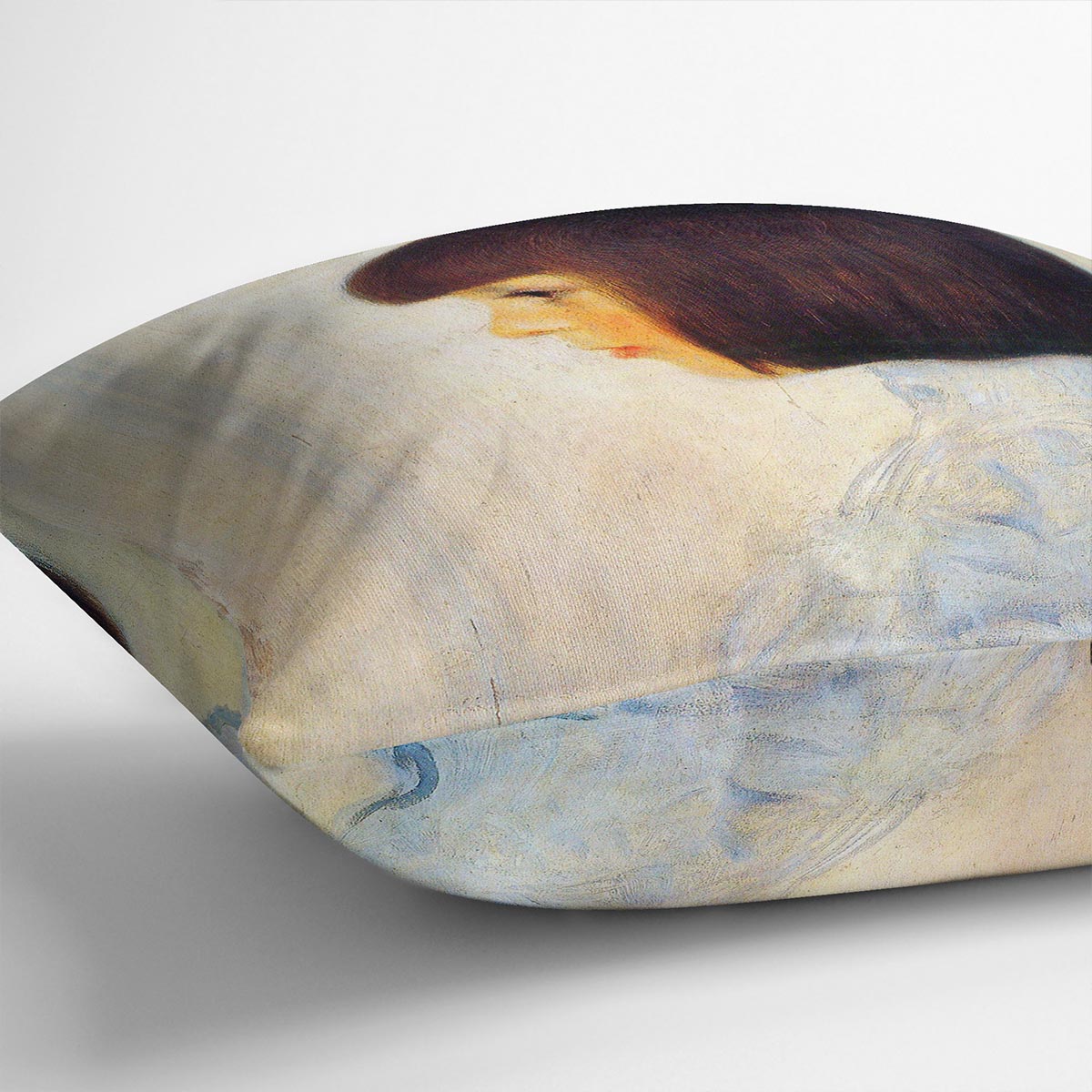 Helene Klimt portrait by Klimt Cushion