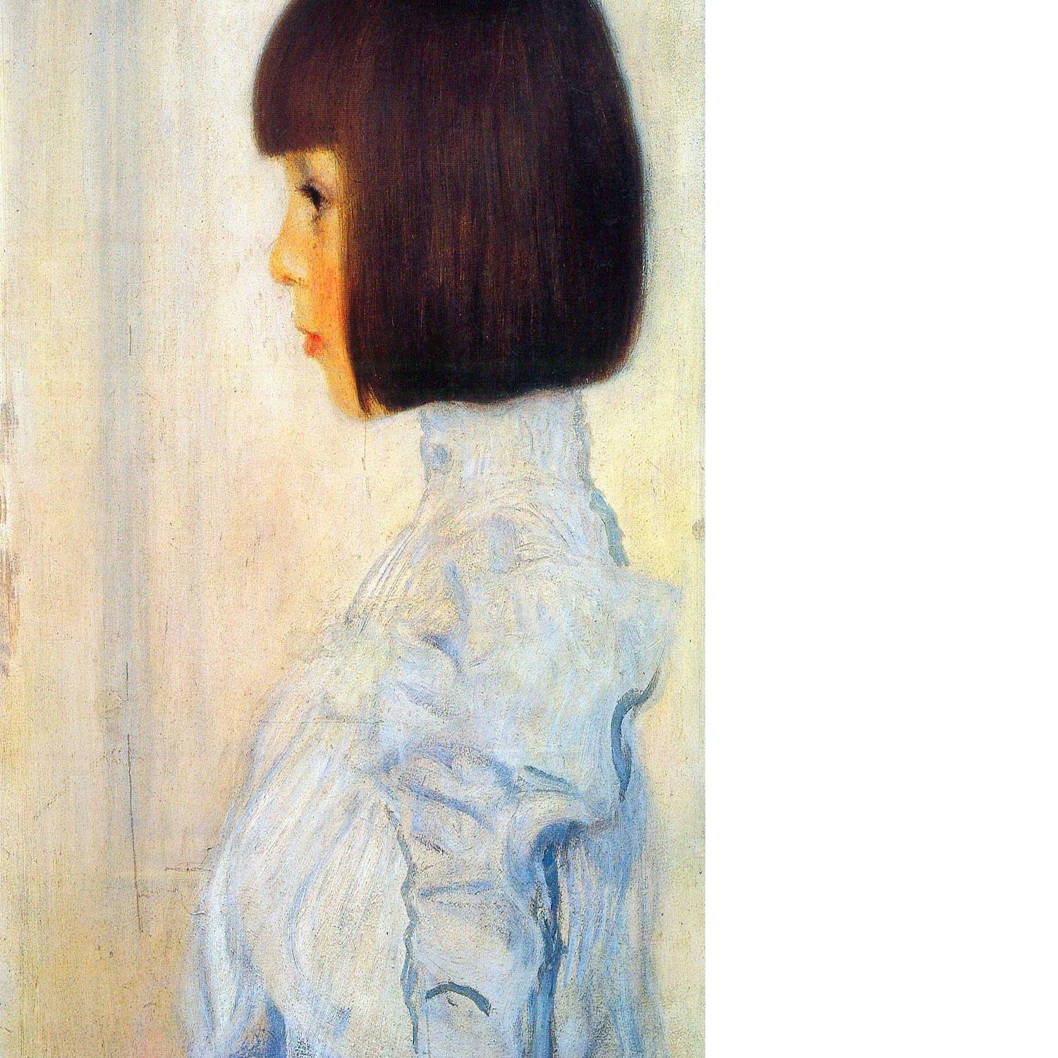 Helene Klimt portrait by Klimt Floating Framed Canvas