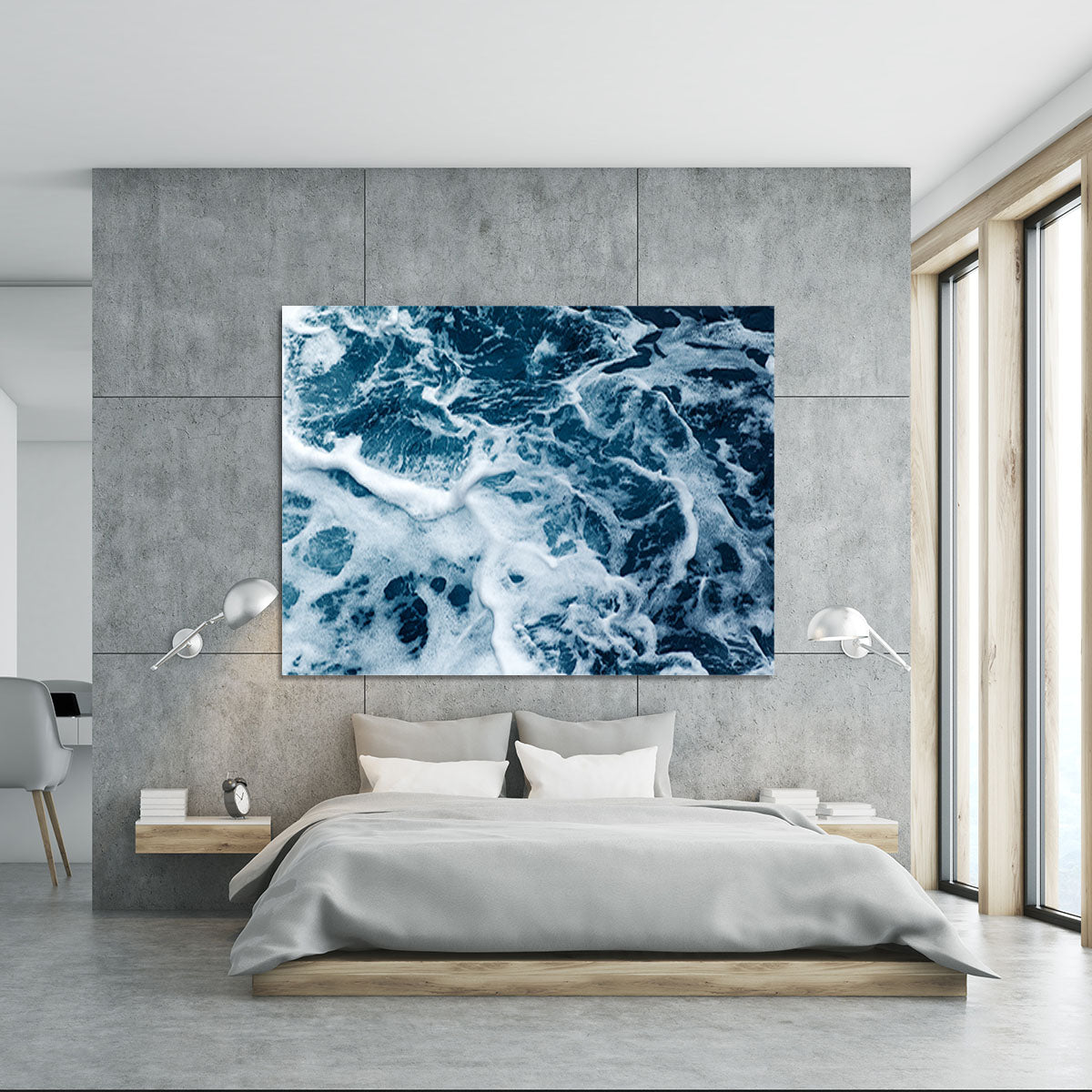 High Angle View Of Rippled Water Canvas Print or Poster - Canvas Art Rocks - 5