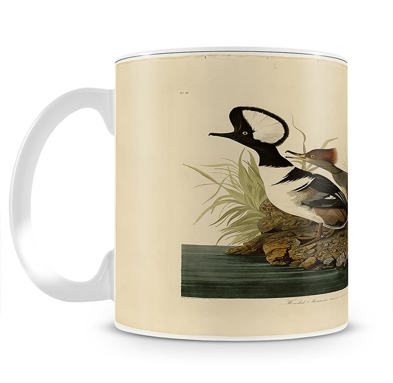 Hooded Merganser by Audubon Mug - Canvas Art Rocks - 1