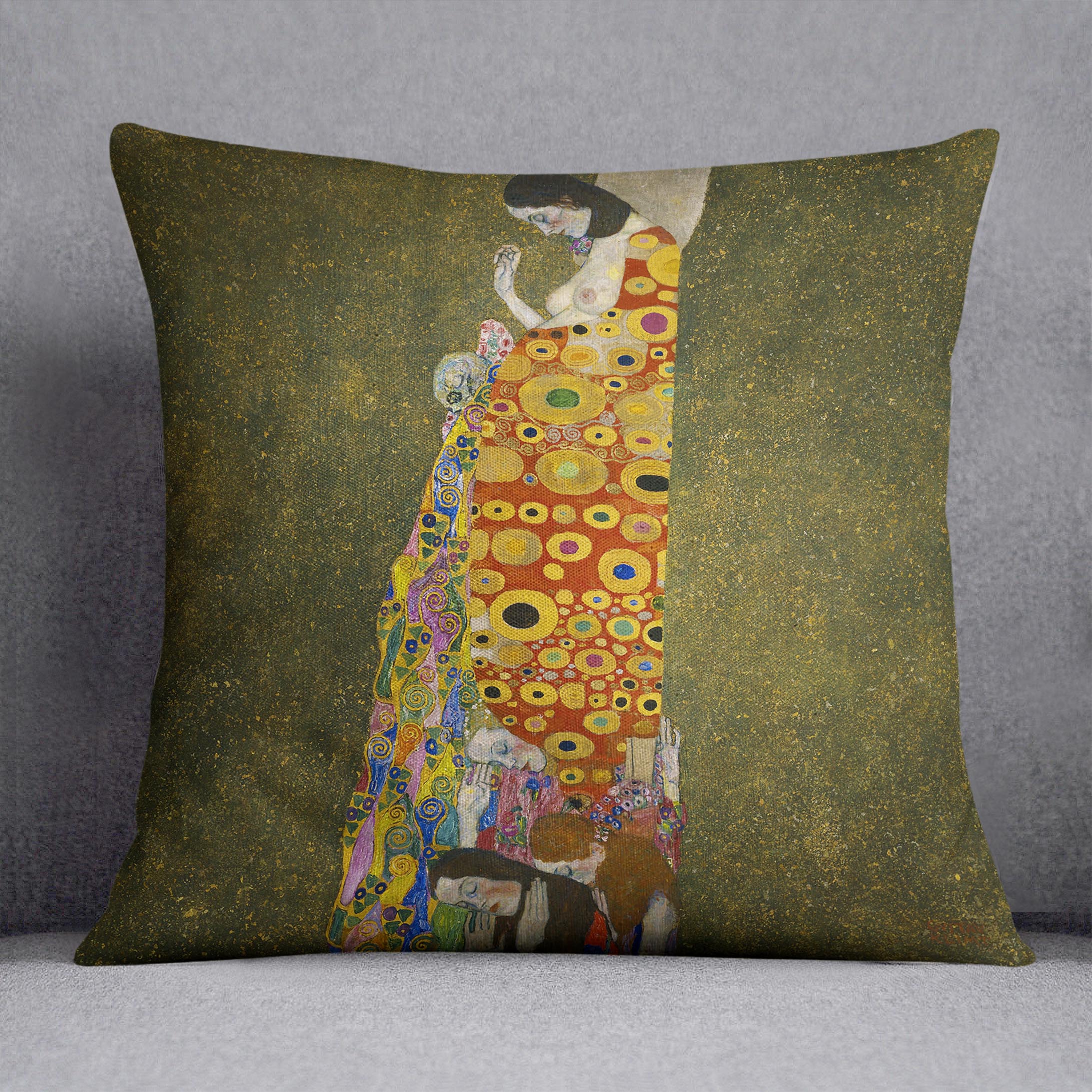 Hope II by Klimt Cushion
