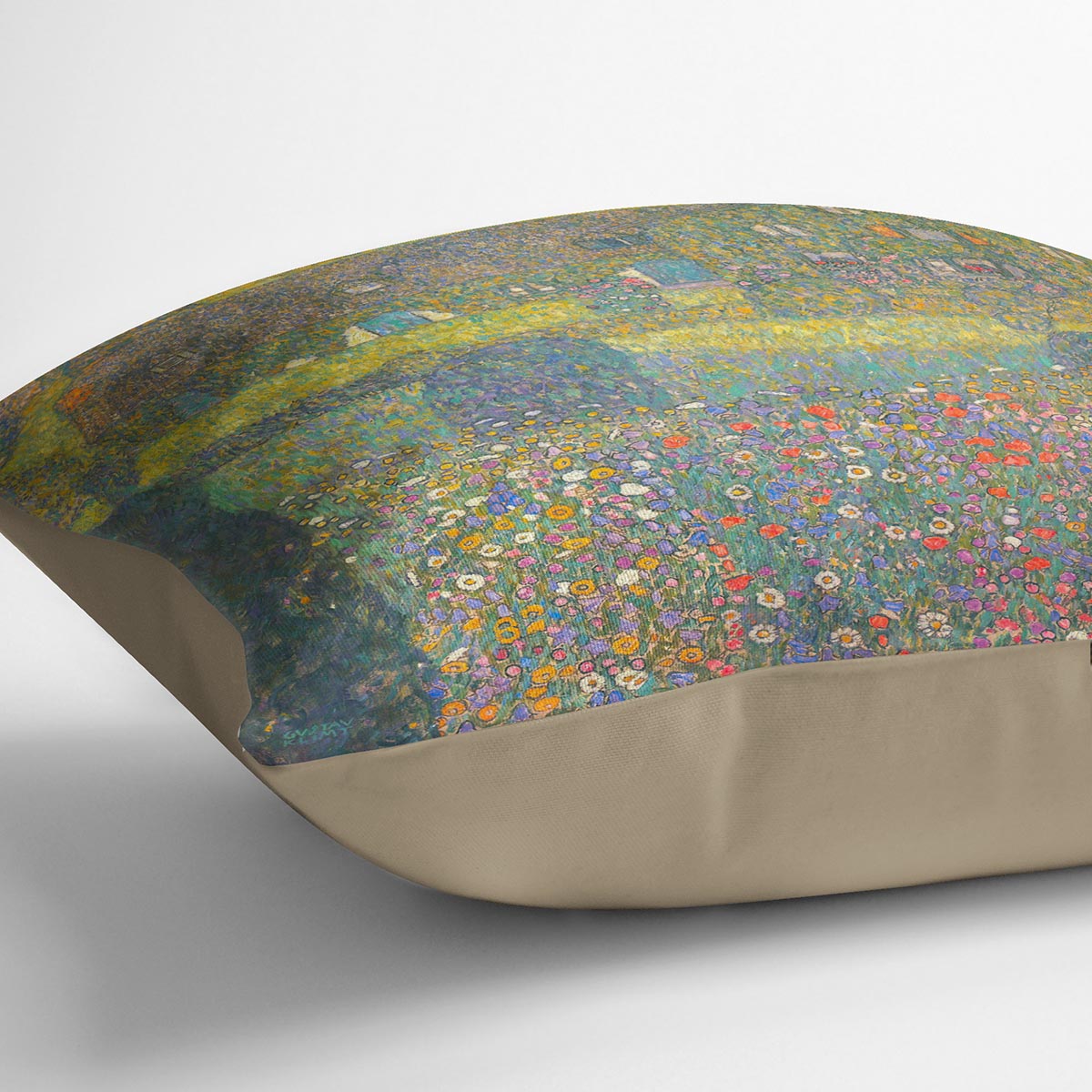 House in Attersee by Klimt Cushion