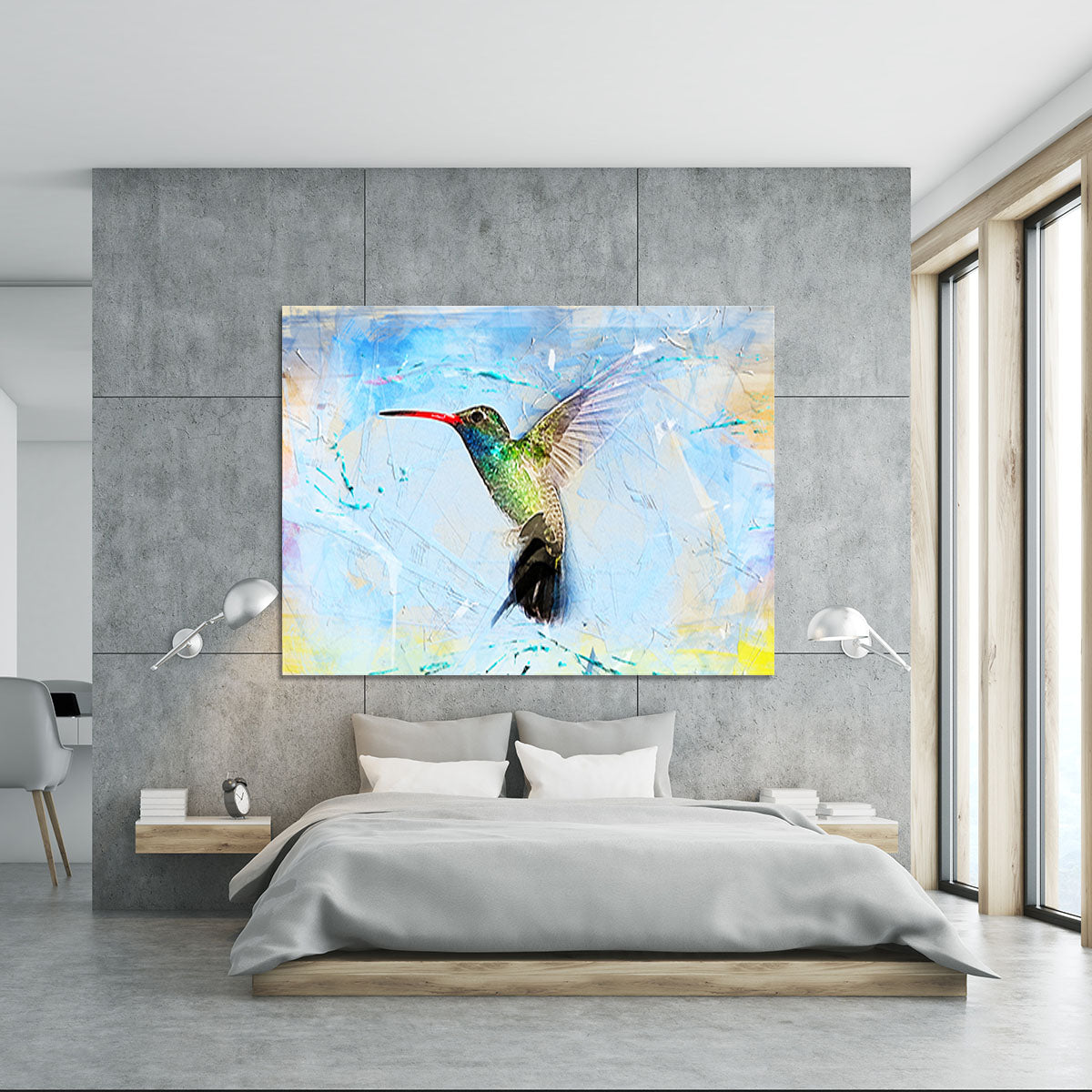 Humming Bird Painting Canvas Print or Poster - Canvas Art Rocks - 5