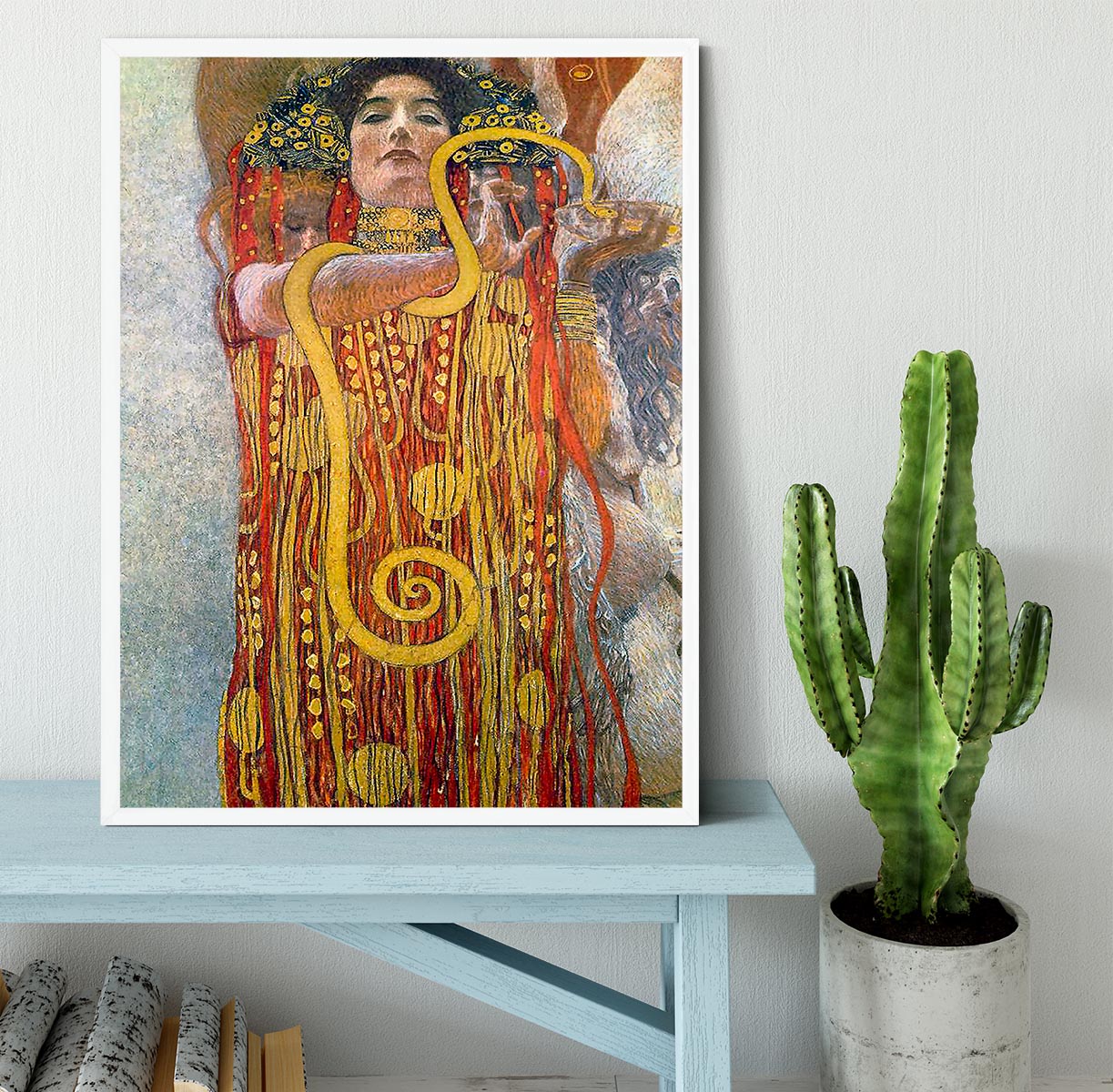 Hygeia by Klimt Framed Print - Canvas Art Rocks -6
