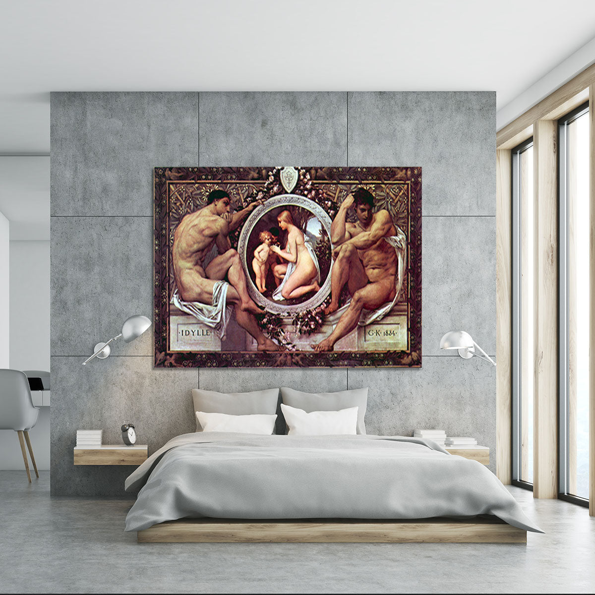 Idyll by Klimt Canvas Print or Poster - Canvas Art Rocks - 5