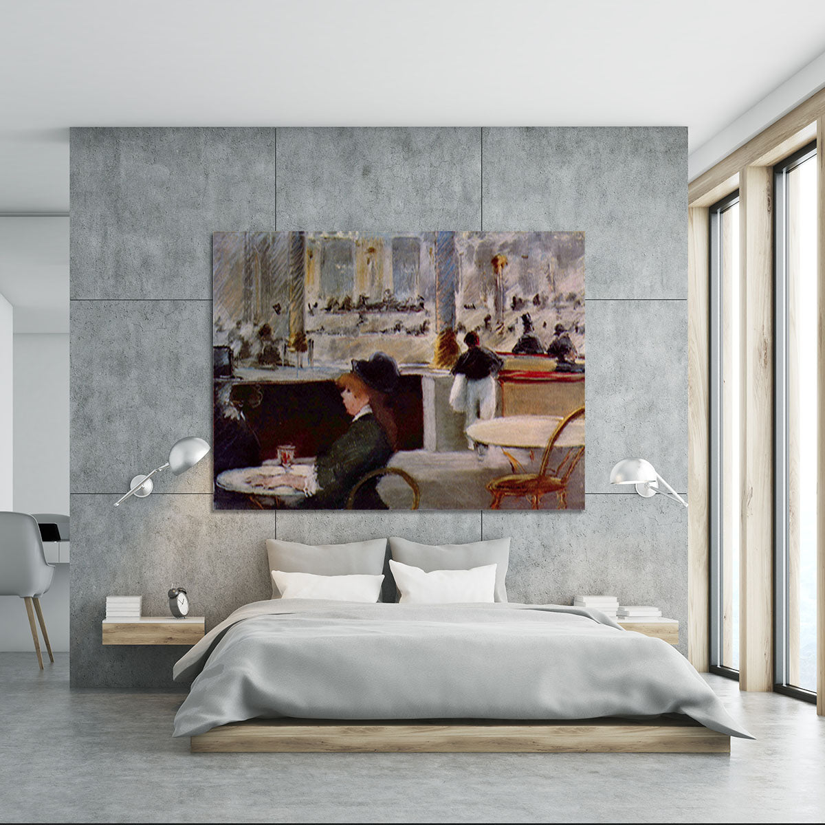 In Cafe 1 by Manet Canvas Print or Poster - Canvas Art Rocks - 5