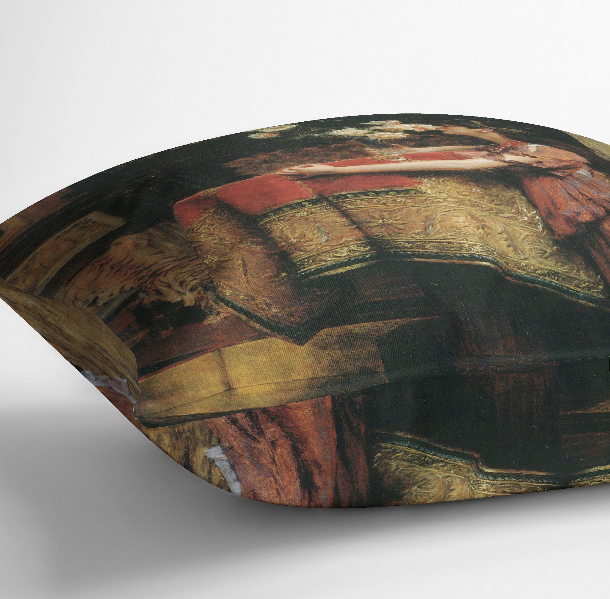 In my studio by Alma Tadema Cushion - Canvas Art Rocks - 3