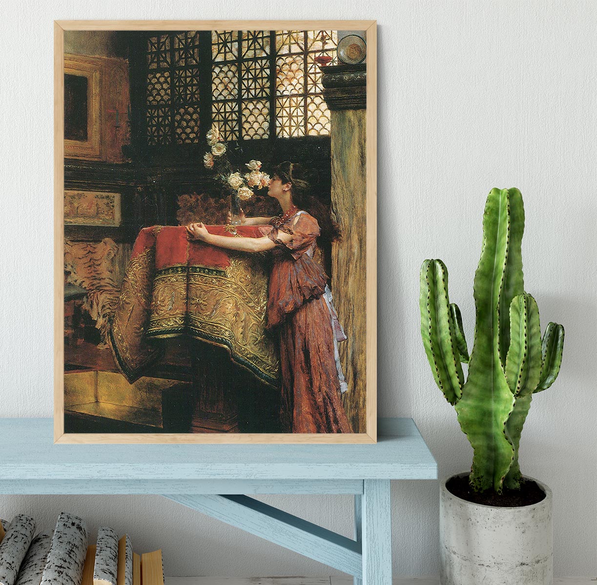 In my studio by Alma Tadema Framed Print - Canvas Art Rocks - 4